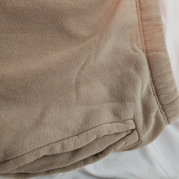 Joah Brown Men's Cream Joggers - Picture 6 of 8